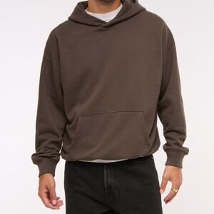 Essential Popover Hoodie Chocolate Brown